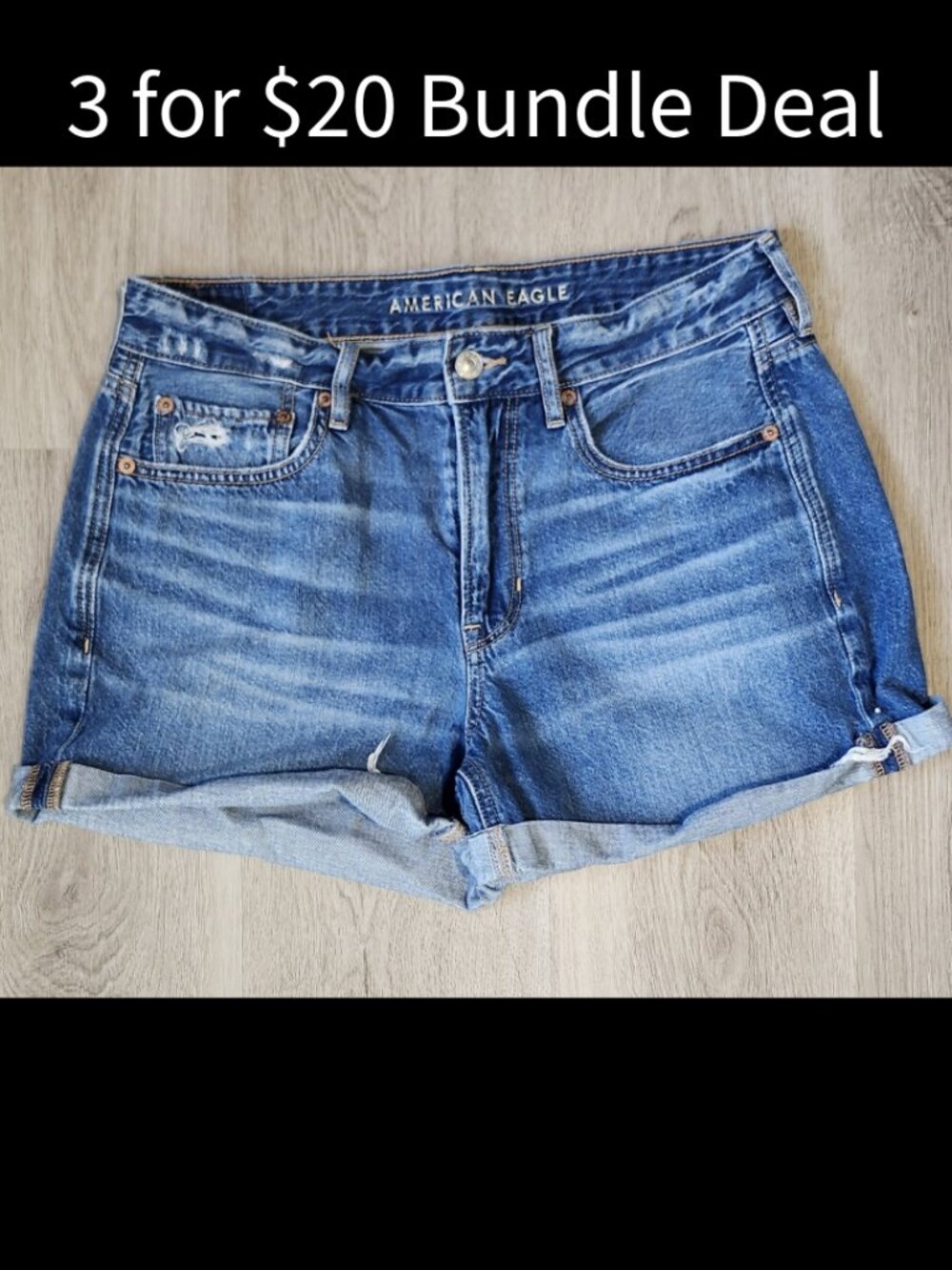 American Eagle Tomgirl Short Denim Shorts size 6